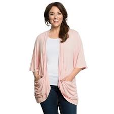 Kiyonna Womens Plus Size Malibu Lane Cardigan Sweet Tart Ci184em76ry