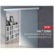 glass door double soft closing
