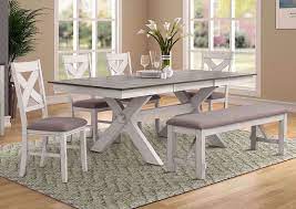 homestead dining table set with bench