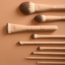 makeup brush set 9 brushes in a set