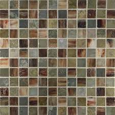 Glass Mosaic Tile Slate Backsplash