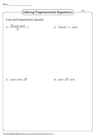 Solving Trig Equations Type 4