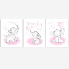 baby girl nursery wall art pink
