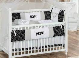 black crib bedding set clothing