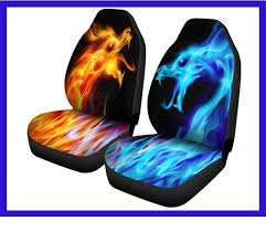 Dragon Fire Car Seat Covers Dungeons