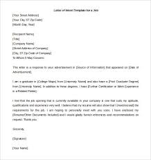 Example Of Letter Of Employment Application Cover Letter