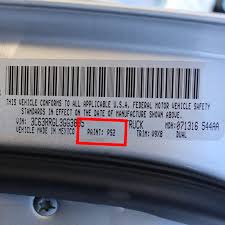 Locate Your Paint Code Bumpers That