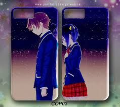 Kumpulan gambar anime couple keren romantis cocok buat anime couples pasangan anime wallpaper 27914024 fanpop. Couple Casing Anime Cop03 Custom Desain Casing Handphone