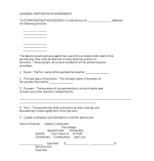 Dissolution Of Partnership Agreement Template Free Business