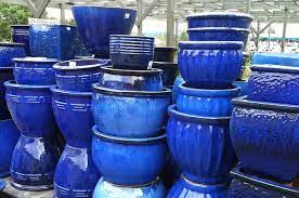 looking for nice blue planters for the