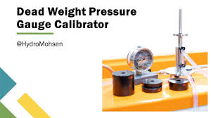 pressure gauge calibration using a dead
