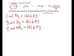 Calculating Heat Released Absorbed