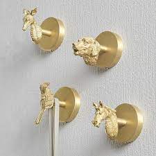 Solid Brass Hooks Decor Coat Hook