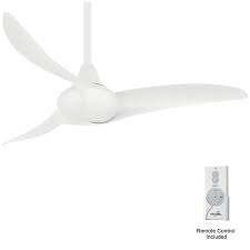 White Ceiling Fan With Remote Control