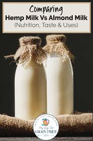 hemp milk vs almond milk nutrition