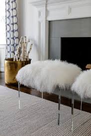 Sheepskin Bench Cushions Design Ideas