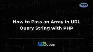 an array in url query string with php