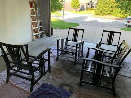 Spray Paint Outdoor Furniture