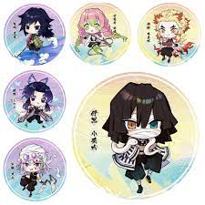 Huy hiệu cài áo IN HÌNH KImetsu no Yaiba Thanh gươm diệt quỷ anime chibi dễ  thương tiện lợi m1