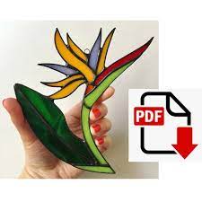 Pattern Bird Of Paradise Flower Digital