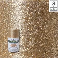 2 5 oz gold glitter spray paint