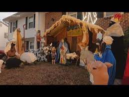Outdoor Nativity Scene