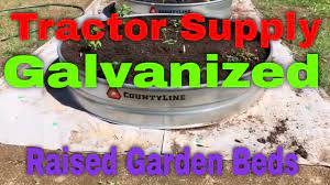 tractor supply galvanized raised garden