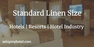 standard sizes chart of beds and linens