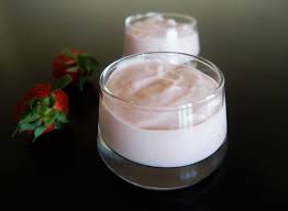 yaourt aux fraises au lait végétal
