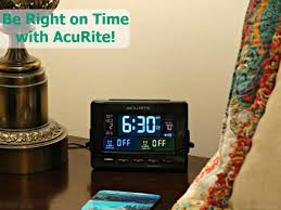 Atomic Clock With Dual Alarm Usb