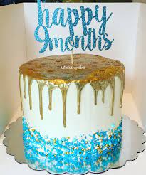 Happy 9 Month Anniversary Cake gambar png