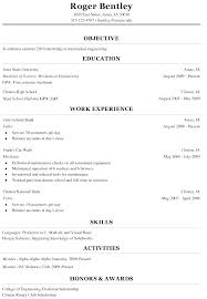 Resume Examples College Students Little Experience Example