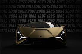 every lamborghini models listed by