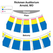 Rickman Auditorium Arnold Seating Chart