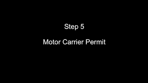 motor carrier permit in california