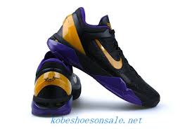 2019 new kobe ad laker gold purple shoe for sales best kobe bryant basketball shoes store boys running sneakers toddler boys tennis shoes from. Nike Zoom Kobe 7 Black Yellow Gold Purple 436311 071 Kobe Bryant Shoes Kobe 7 Shoes Purple Sneakers