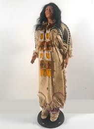 Indian wedding clothes are elaborate set of clothes worn by the bride, bridegroom and other relatives attending the wedding. Native American Indian Doll With Traditional Lakota Sioux Cherokee Wedding Dress For Sale At 1stdibs