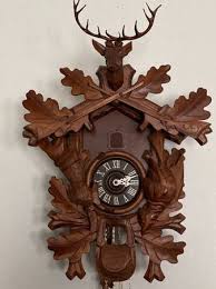 Large German Hunter Cuckoo Clock Real