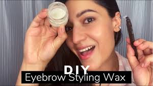 diy eyebrow styling wax brow freeze