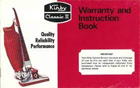 old kirby owner manuals from