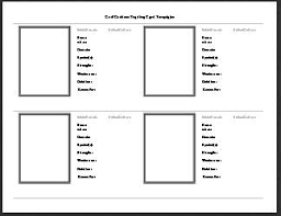 Free Trading Card Template Printable Discount Stock Trades