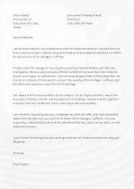 settlement letter template
