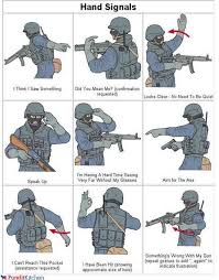 Military Hand Signals Funny Images Police Humor Funny