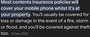 Are Mobile Phones Covered On House Contents Insurance gambar png