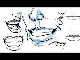 how to draw lipouths you