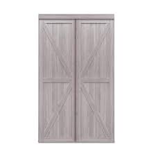 trident silver oak mdf sliding door