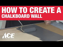 How To Create A Chalkboard Wall Ace