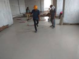concrete flooring work contractors at