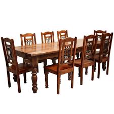 9pc dining set includes a rectangle dining table with butterfly leaf and eight double x back microfiber seat kitchen chairs, black finish. Reveal Secrets Dining Room Tables With 8 Chairs 50