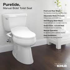 Kohler Bidet Seat Round Toilets Non